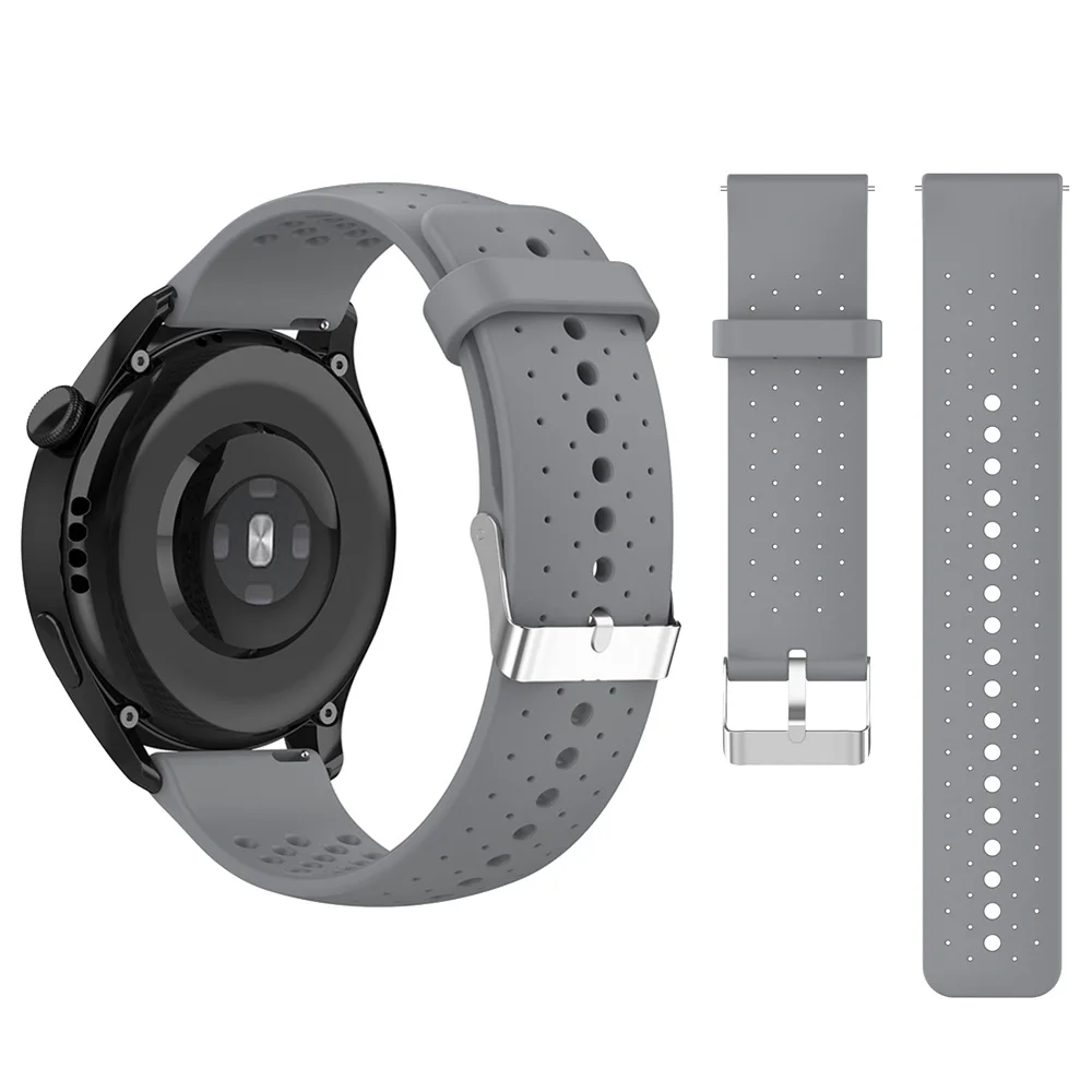 Silicone Smartwatch Band – Versatile 20mm/22mm Sports Strap
