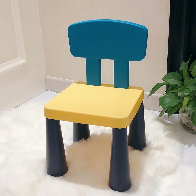 Children's Plastic Table and Chair Suit Household Kindergarten Baby Study Plastic Table Chair Gaming Toy