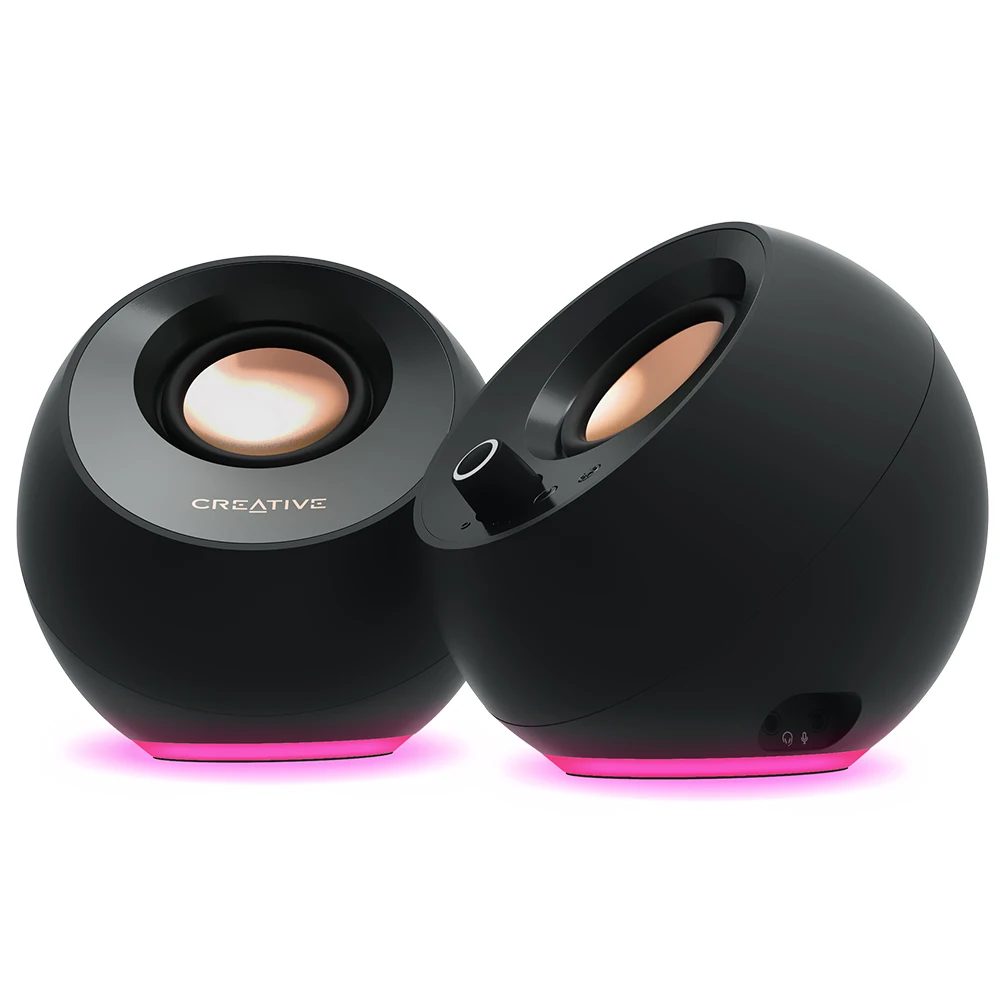 Creative Pebble Pro Black Rgb Speaker (Usb/Bluetooth/Aux