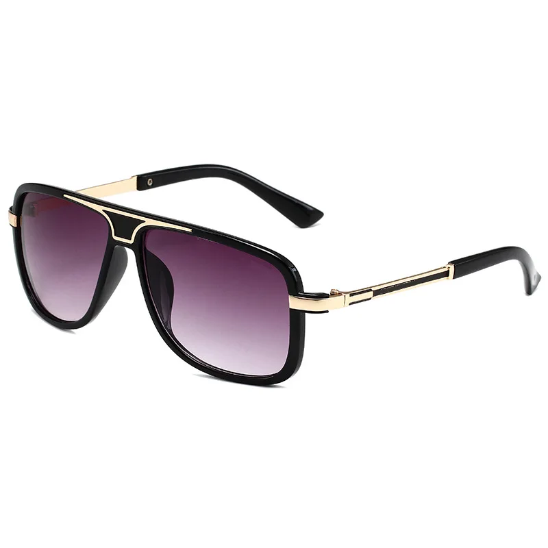 

Солнцезащитные очки-авиаторы UV400, популярные мужские и женские винтажные спортивные очки в металлической оправе в стиле ретро для вождения