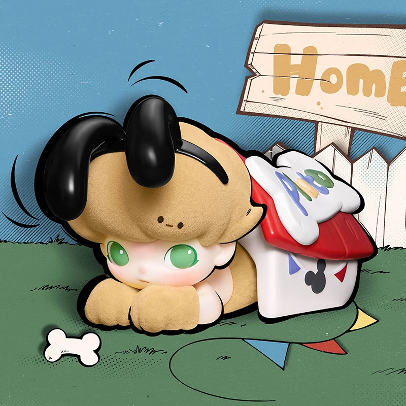 ポップマート DIMOO WORLD ディズニーシリーズ　PLUTO着替え服付き POPMART - Dimoo World x Disney Series - Mickey Vinyl Figure