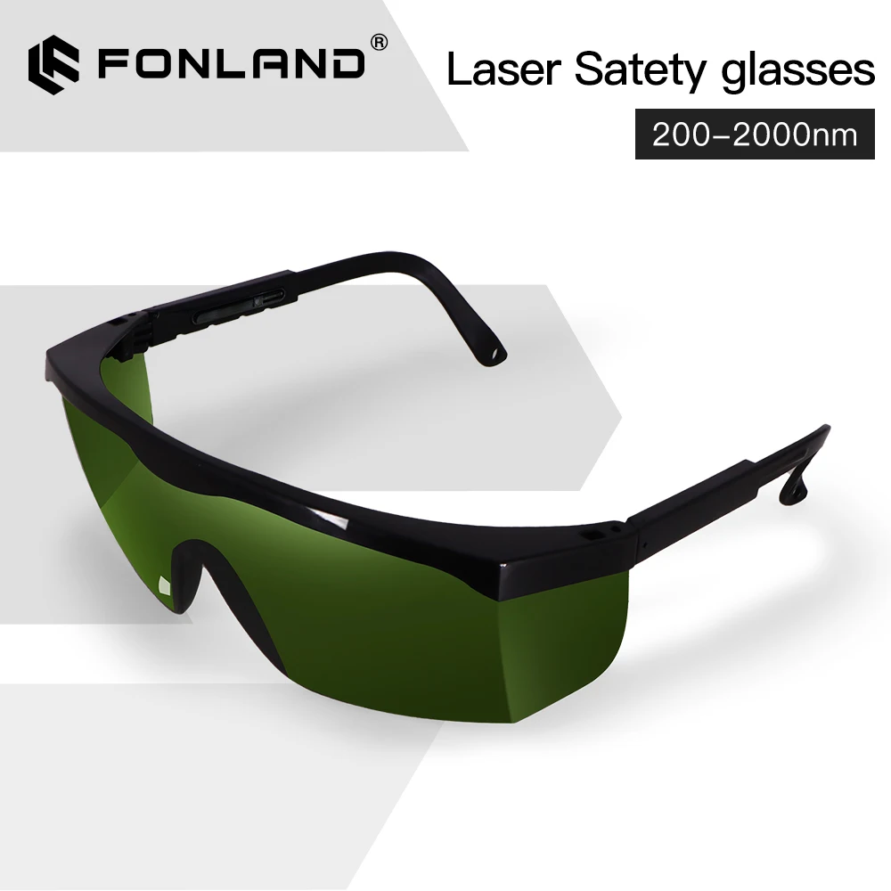 200nm-2000nm Laser Safety Eye Protective Glasses for Laser Marking & Engraving with Protect Case