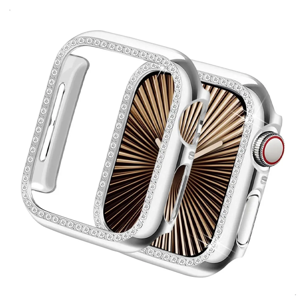Premium Diamond Protective Bumper Shell Cover for Apple Watch - No Glass Included