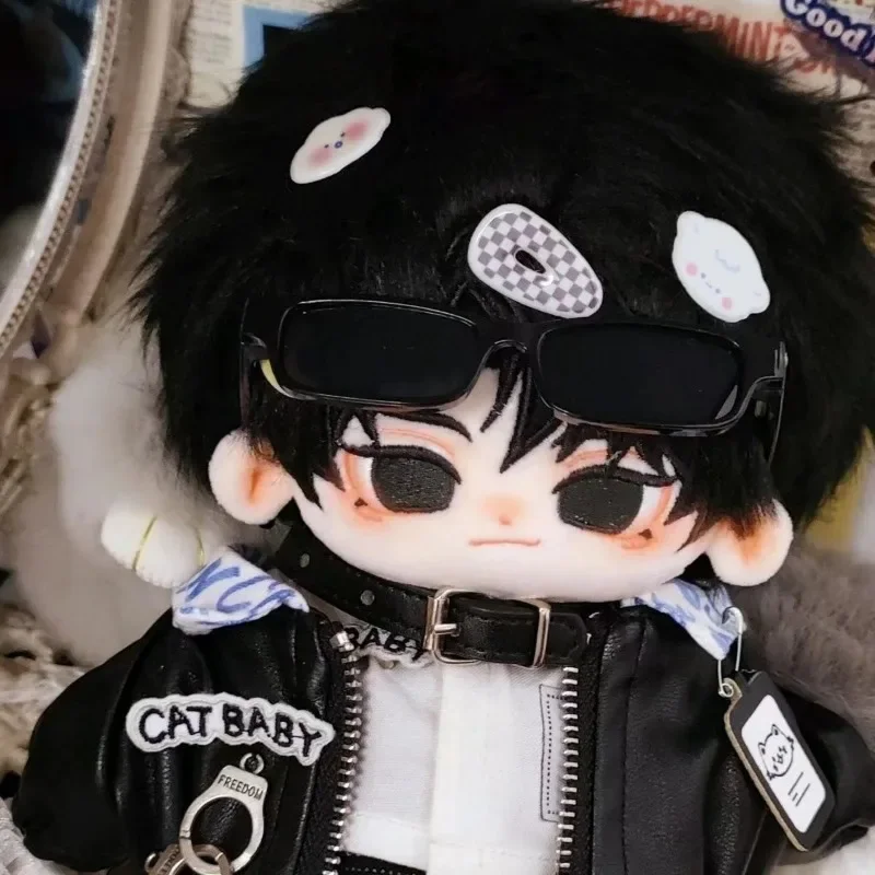 

Cotton Doll 20cm Full Black Spliced High Temperature Silk Cute Doll Holiday Gift