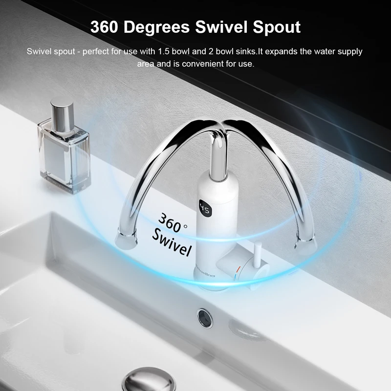 Briwellna 3.2KW سخان المياه السخان الفوري صنبور ال...