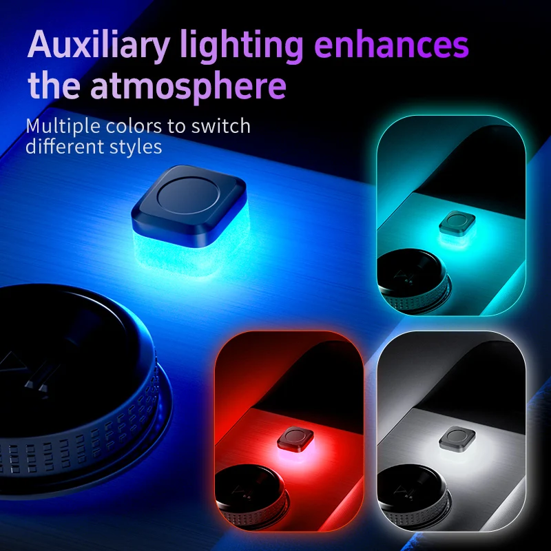 Car USB Led Light mood lamp Plug Play Universal LED interior Atmosphere Light Auto Reading Lamp Decorations Decorative Strip 1x