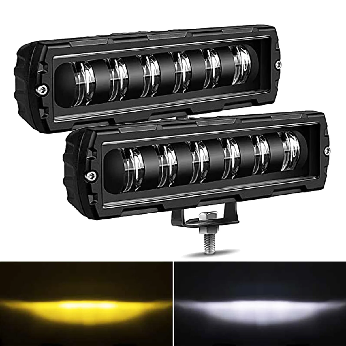6inch Spotlight Off Road LED Light Bar 12V 24V LED Driving Work Fog