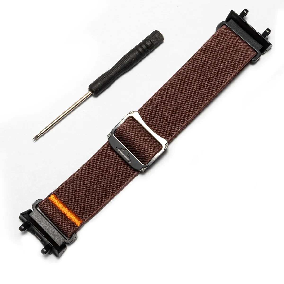 Premium Elastic Nylon Strap - Sport Wristband in Black