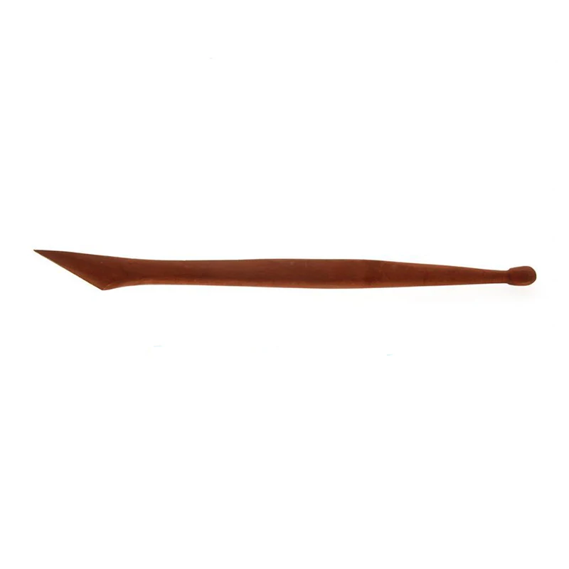 Red Clay Sculpture Wooden Knife Pottery Ceramic Molding Tool Clay Sculpture Shaping Wooden Knife 5 pieces