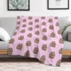 Wombat Throw Blanket Flannel Fabric Luxury Thicken Blankets 4