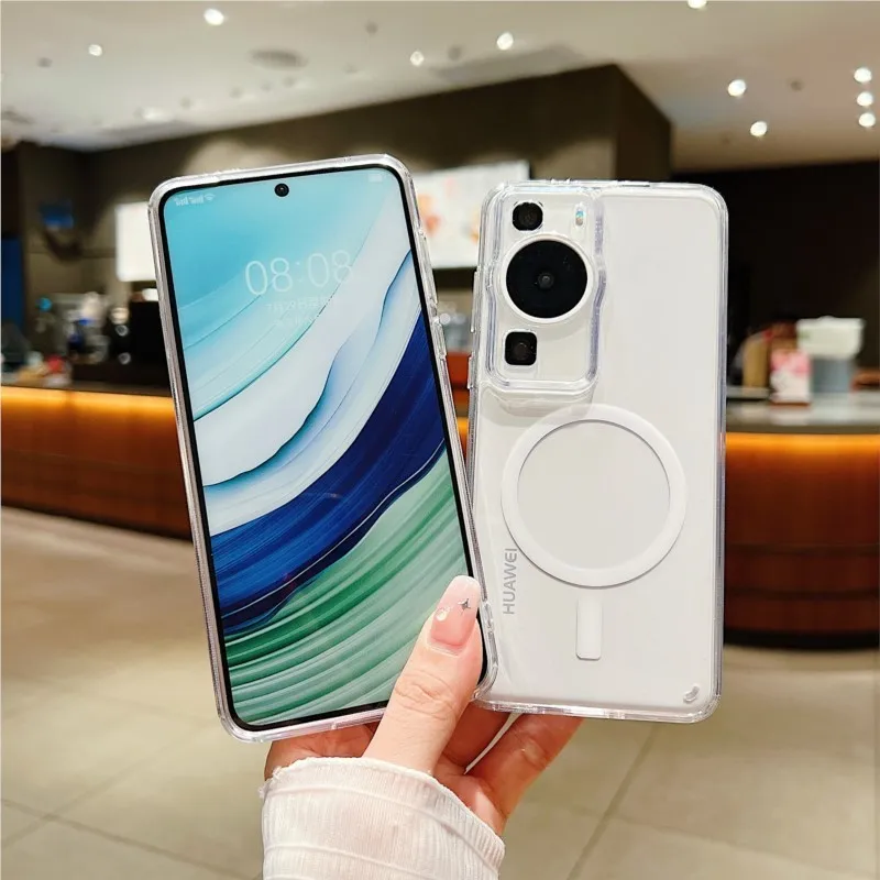 Transparent Magnetic Shockproof Hard Cover