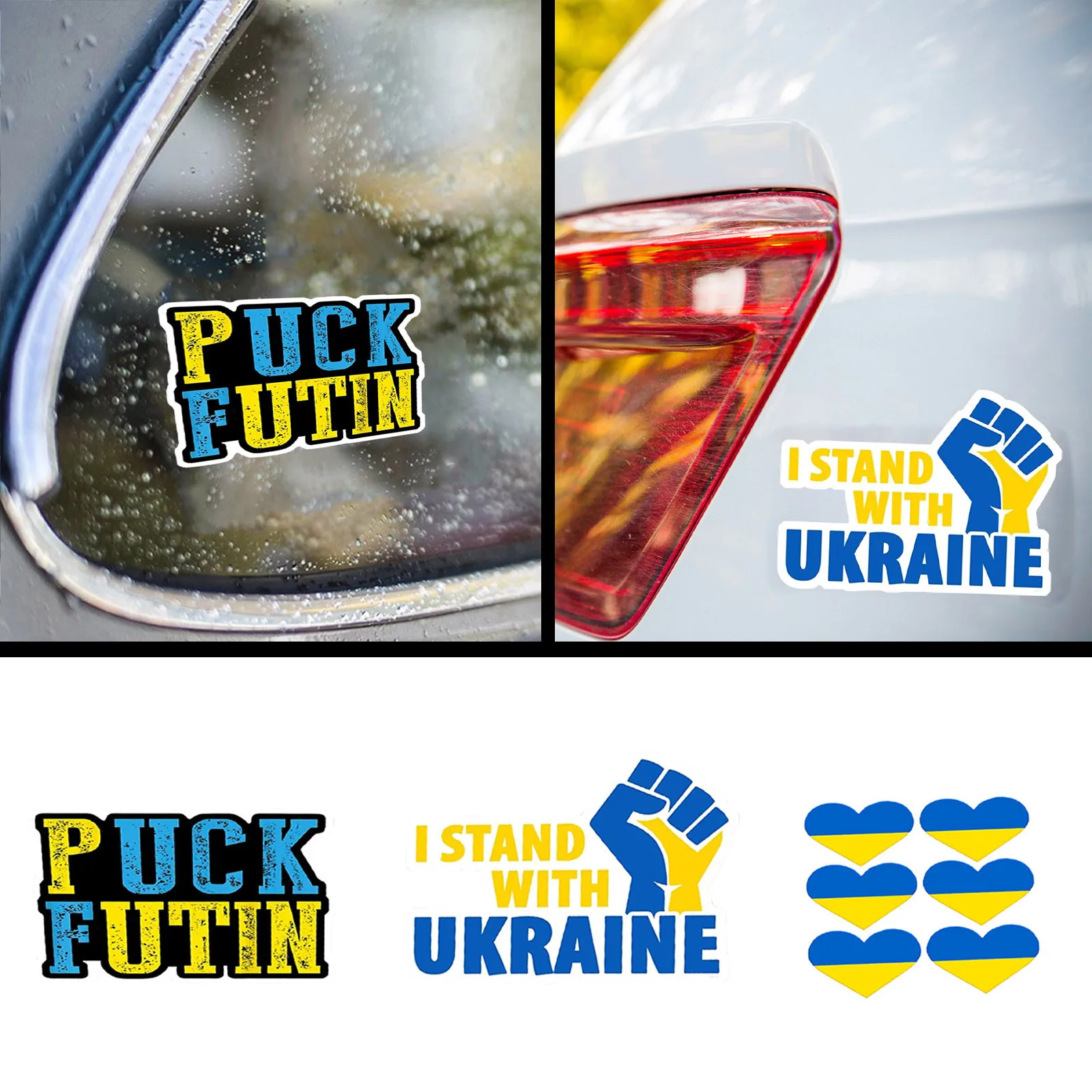 Ukraine Flag Car Sticker Map Decal Ukrainian Car Accessories Ukraine