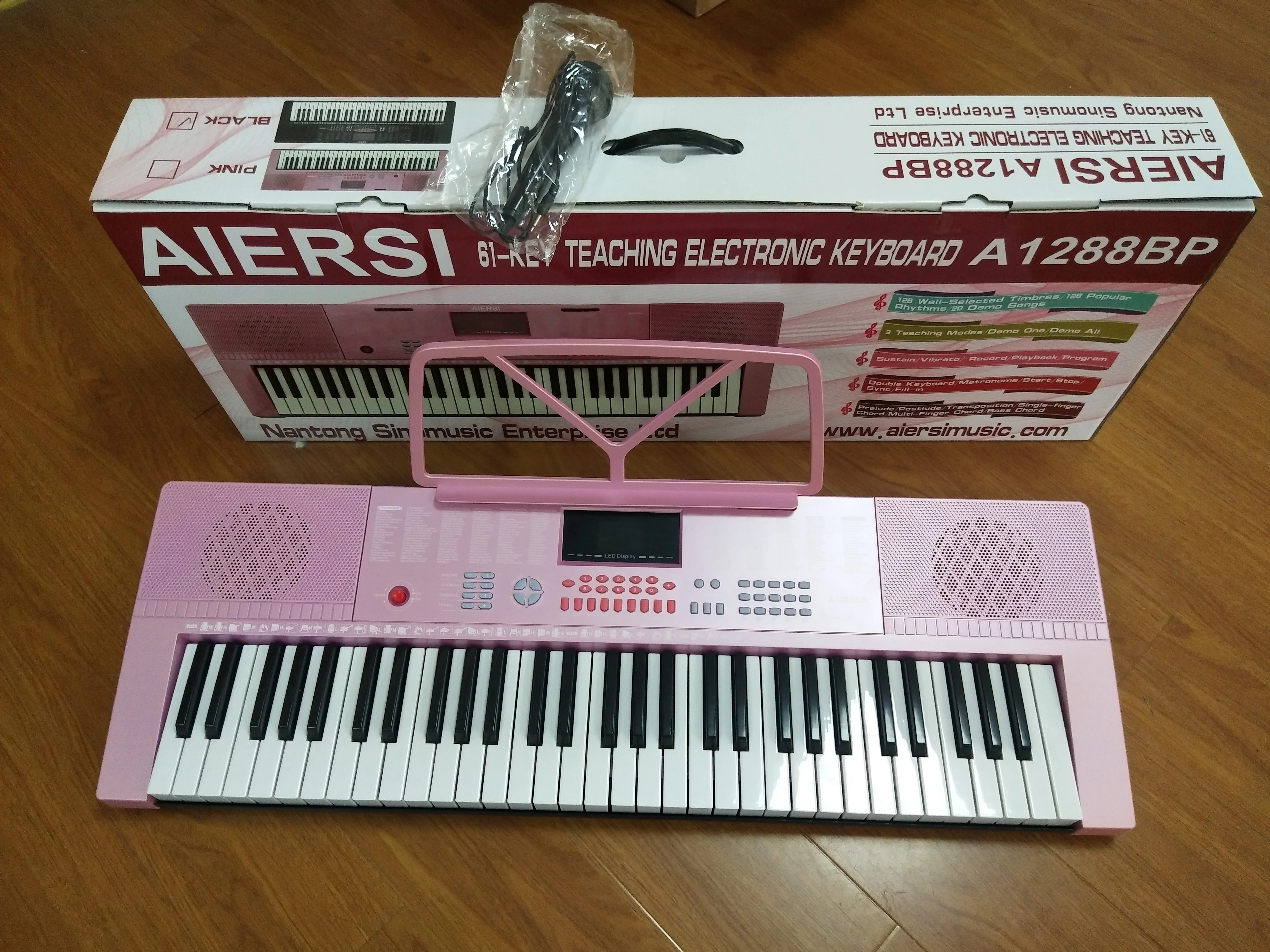 Aiersi Multifunction electronic organ 61 keys keyboard piano china digital piano teclado electrico for sale