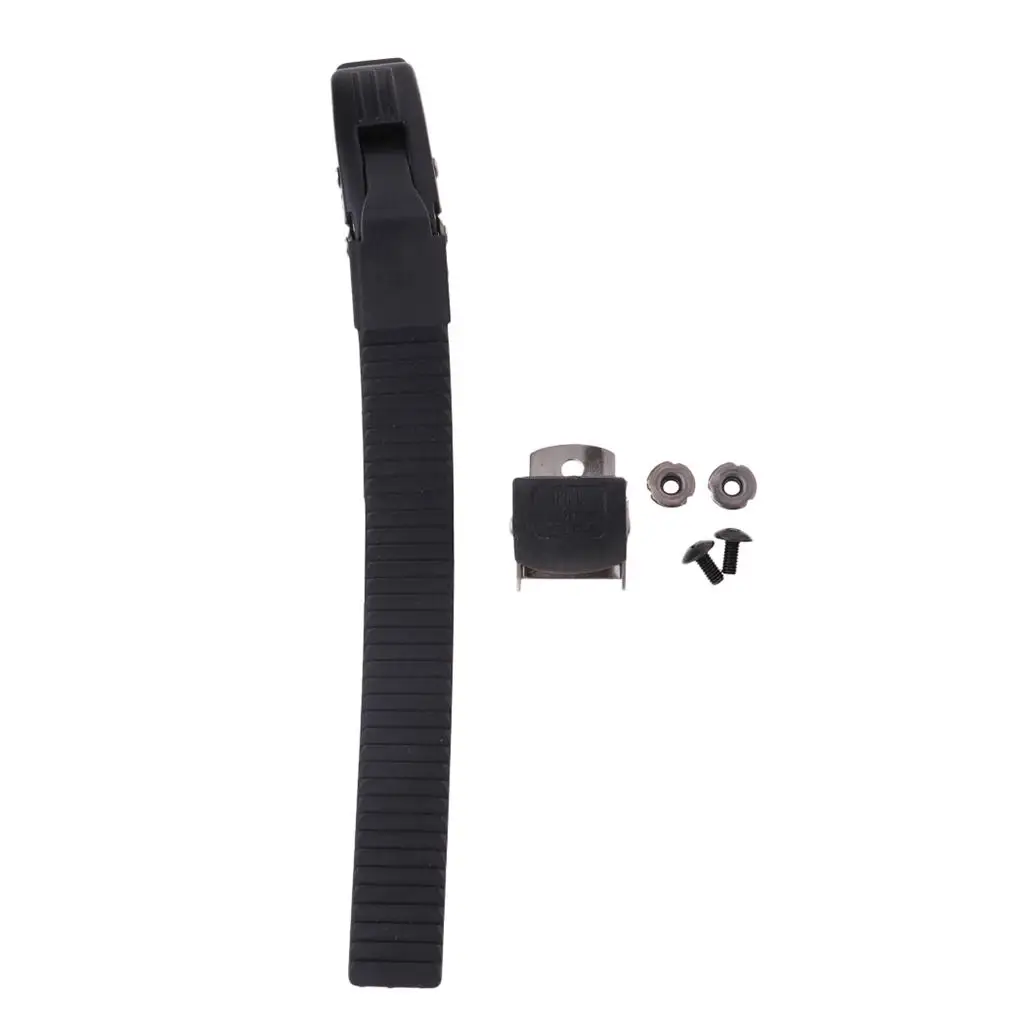 2 Sets Replacement Inline Roller Skate Shoes Strap with Clamp And Screws Nut for Skating Shoes Straps