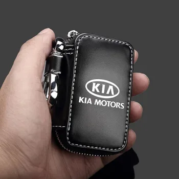 Portachiavi per auto Portafoglio per governante Portachiavi Mini Borsa per carte per KIA sportage ceed sorento cerato optima picanto rio soul k3 k5 stonic Car