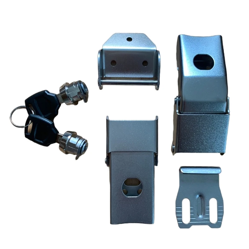 Motorcycle Side Luggage Case Fastener Trunk Pannier Screw Bolt Lock Support Bars Motorbike Frame Mount Bracket Accessory 1set
