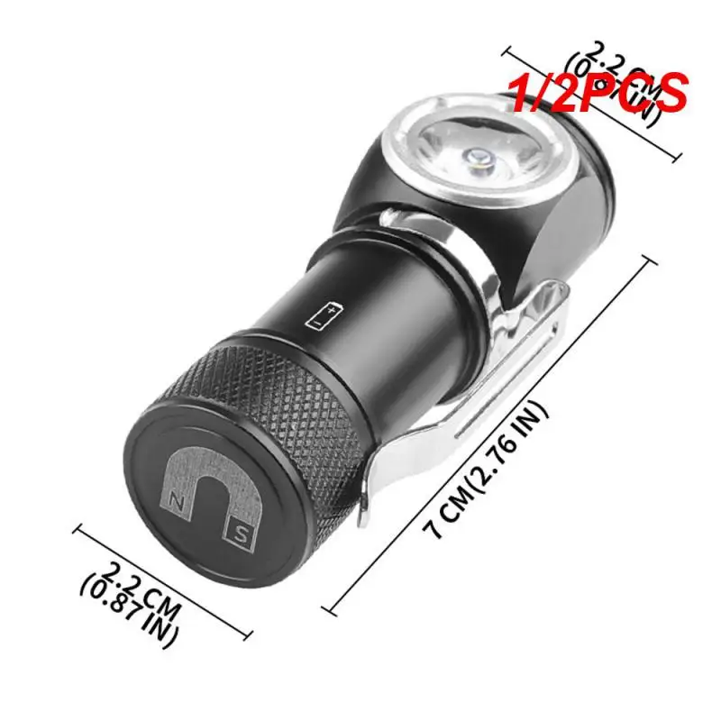 

1/2PCS Sensor Head Lamp Induction Headlamp COB LED Built-in Battery Flashlight USB Rechargeable Head 5 Lighting Modes Portable