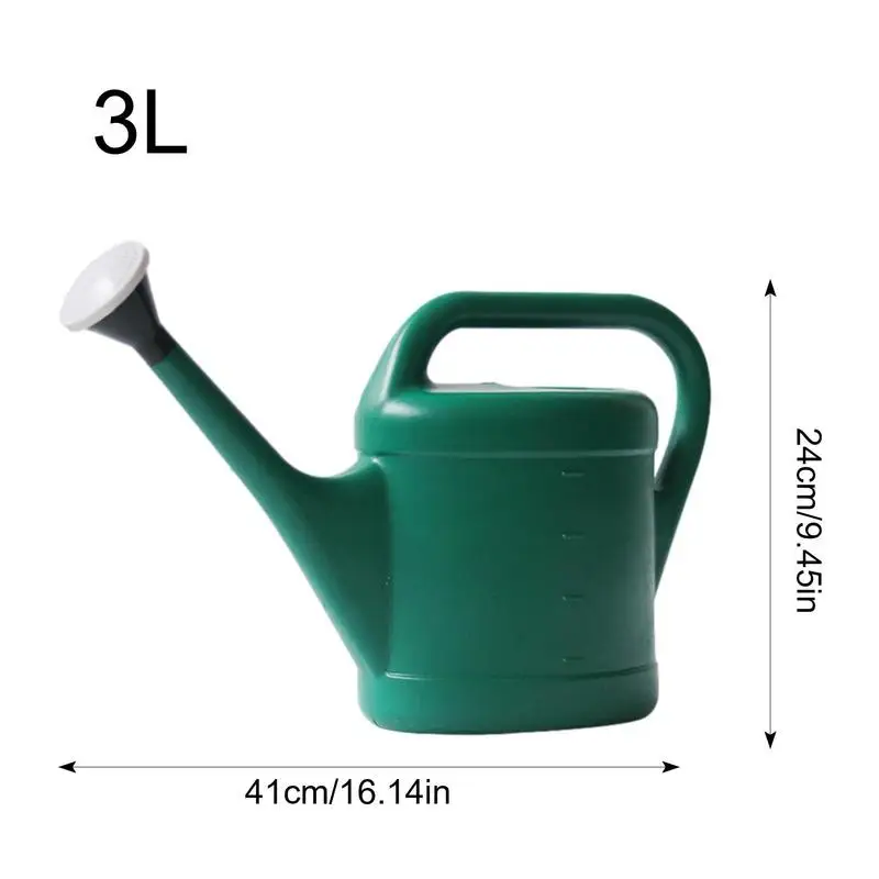 Regadera De Jardín Larga 4L - Con Boquilla Desmontable Y Diseño Ergonómico | Perfecta Para Plantas De Interior Y Exterior