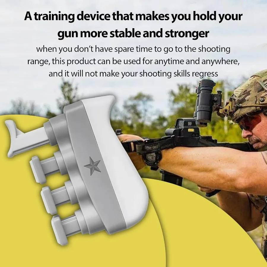 Trigger Trainer Dry Fire Practice Tool – Compact Shooting Rhythm and Training Device, Adjustable Resistance for Firearm Accuracy