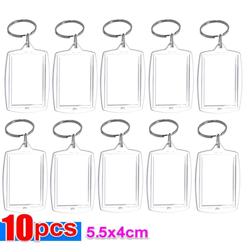 Customizable Clear Acrylic Keychain Frame - Perfect