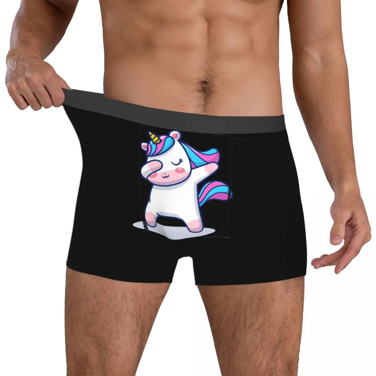 Exotic Smalls Divertidos De Unicornio For Sale Spring Wearable Men's Boxer Briefs Cute Funny Novelty 2