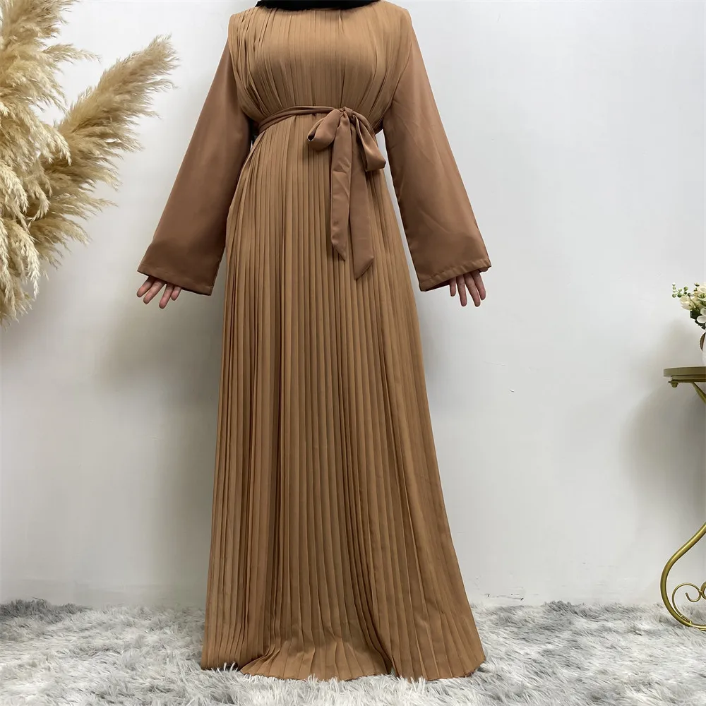 

Eid Women Muslim Abaya Dress Pleated Party Abayas Jumpsuit Ramadan Dubai Islam Morocco Kaftan Robe Longue Vestidos Largos 2023