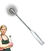 Gardening Hoe Weeding Tool Root Pulling Sunflower Weeding Handheld Rake Loosening Soil Puller Mangane Steel Weeding Removal Tool 3