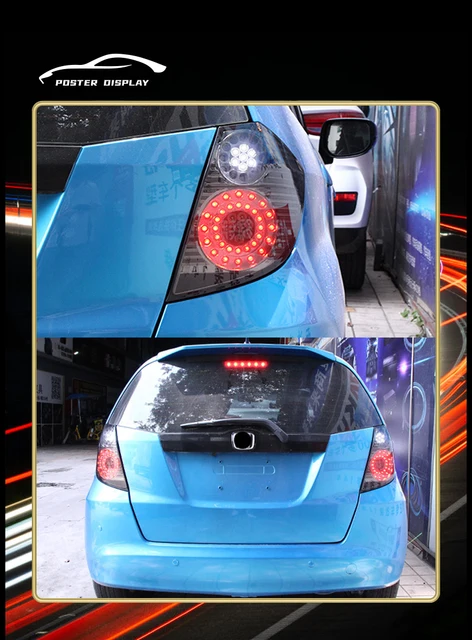 New Style LED Rear Lamps For Honda Fit 2008-2013 GK 5 Taillight 