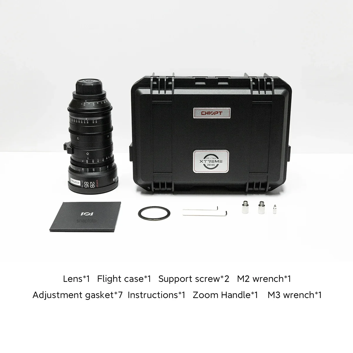 CHIOPT EXTREMER ZOOM-XTREME 28-85mm/T3.2-T22 풀프레임 줌 필름 렌즈 (PL 마운트) PL/EF/E ℡ MouΧnt