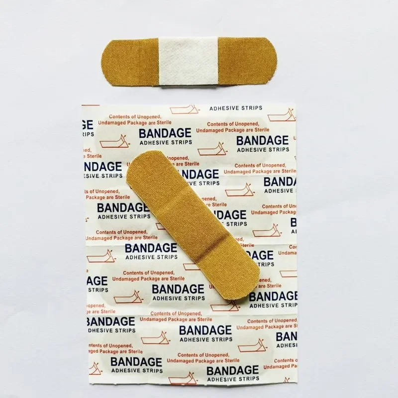 100pcs/lot Baby Band Aid Adult Children Breathable Elastic Kids Adhesive Bandages Skin Color Wound Heal Patch First Aid Plaster