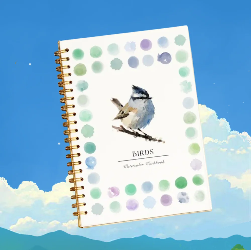 Animal Watercolor Coloring Book 2