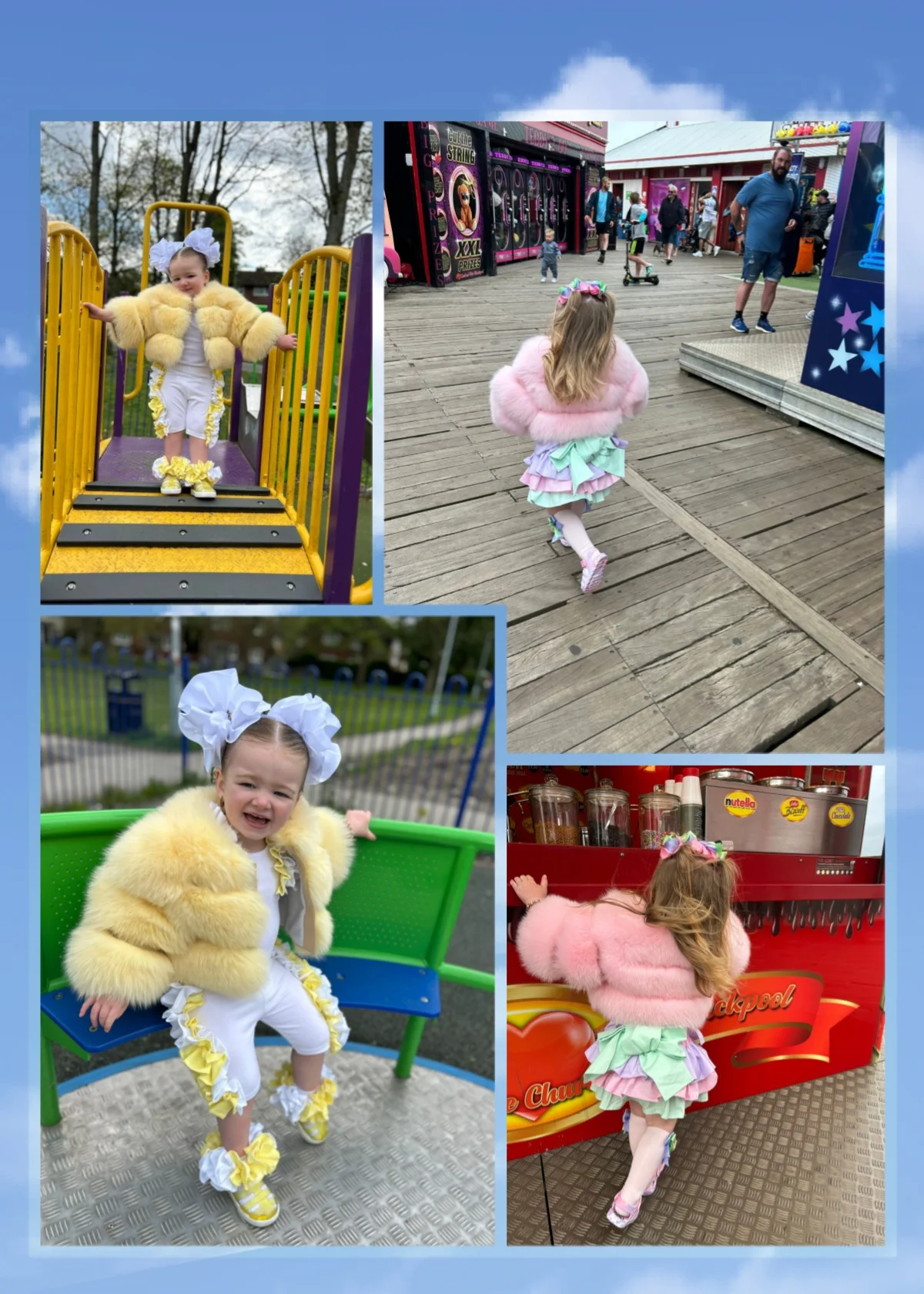 Children's fur jacket real fox fur childs fur jacket