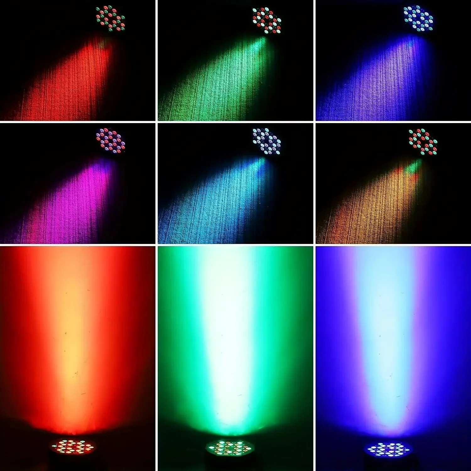รูปสินค้า ไฟ LED แสงสี RGB เปลี่ยนโทนได้ สำหรับงานดีเจ เวที งานแต่ง ไฟพาร์ ไฟบาร์ ไฟโชว์