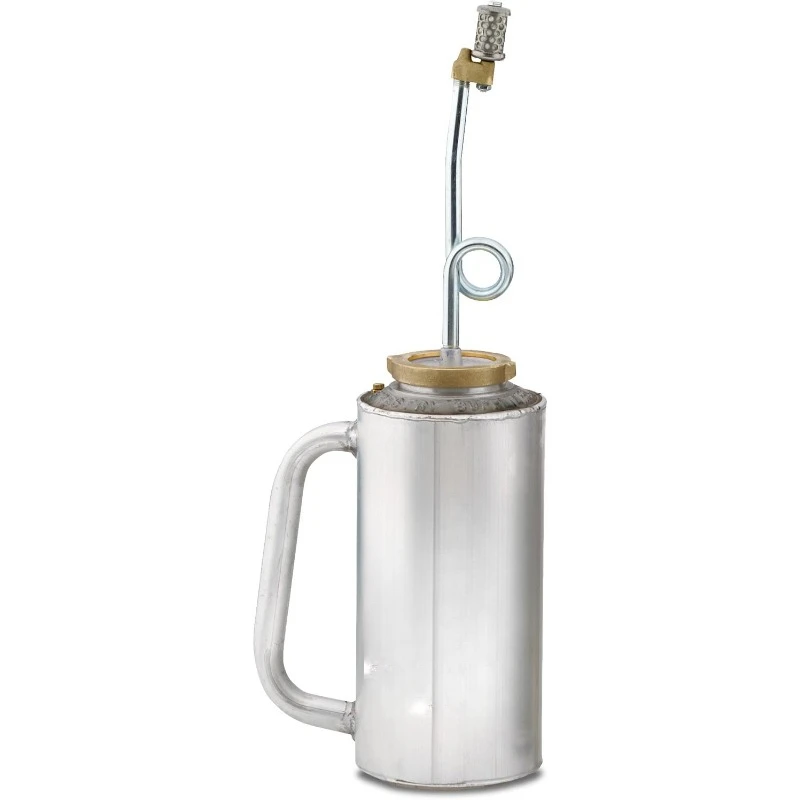 Heavy Duty 15 Gauge Aluminum Canister,Forestry Suppliers Double-Bottom Drip Torch,Big Mouth for Easy Filling 2