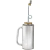Heavy Duty 15 Gauge Aluminum Canister,Forestry Suppliers Double-Bottom Drip Torch,Big Mouth for Easy Filling 2