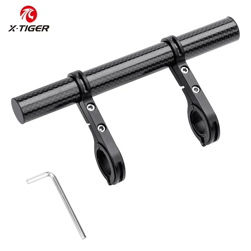 XTIGERBicycleHandlebarExtensionBracketExtenderFrameCarbonTubeDoubleExtensionFrame