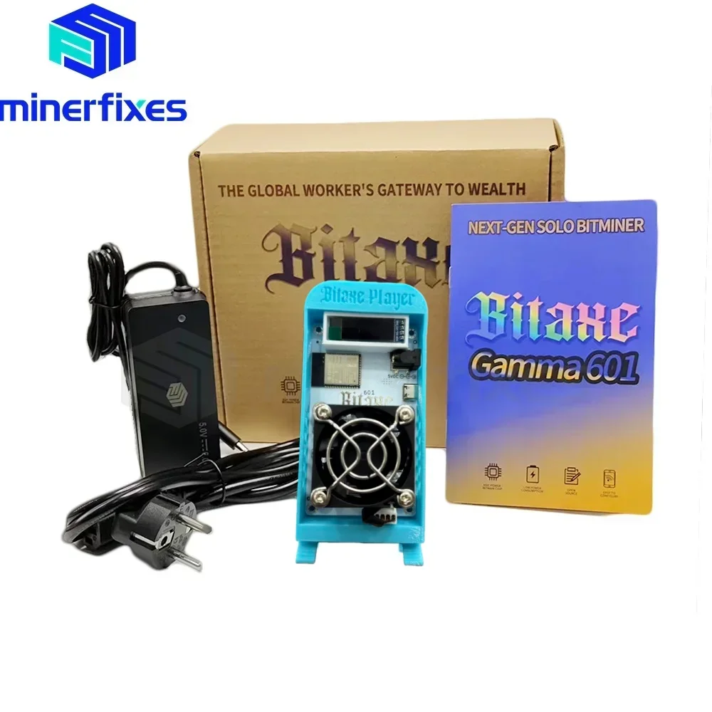 White Bitaxe 601 Gamma 1.2TH/S BM1370 From Antminer S21 Solo Bitcoin Miners EU PSU Crypto Miner Home Use BTC Miners