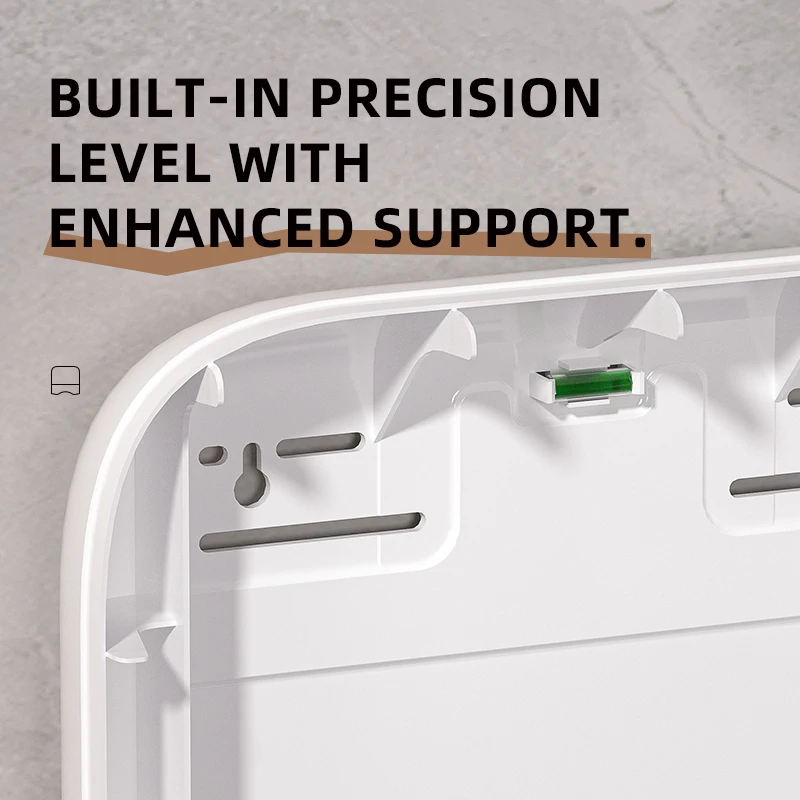 Bathroom Paper Towel Dispenser Tissue Roll High Capacity Precision Level Paper Box Towel Holder for Toi