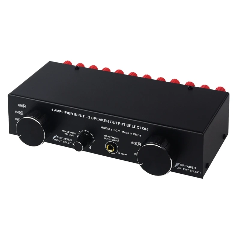 

Distribution Splitters 2 Input 4 Output/4 in 2 out Power Amplifiers & Speaker Switcher Speaker Switching Comparator