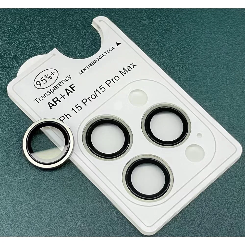 Premium Metal Ring Glass Camera Lens Protector - Durable Cover Accessories