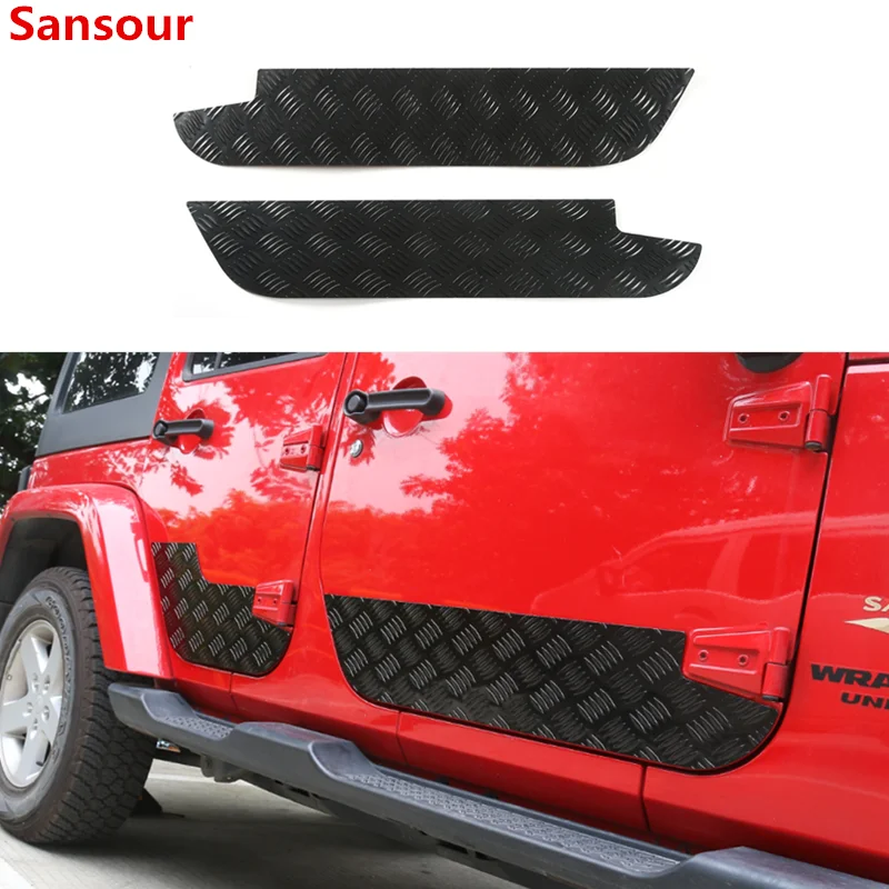

ABS Car Body Door Side Molding Decoration Cover Trim Stickers for Jeep Wrangler JK 2007-2017 Exterior Accessories Car Styling