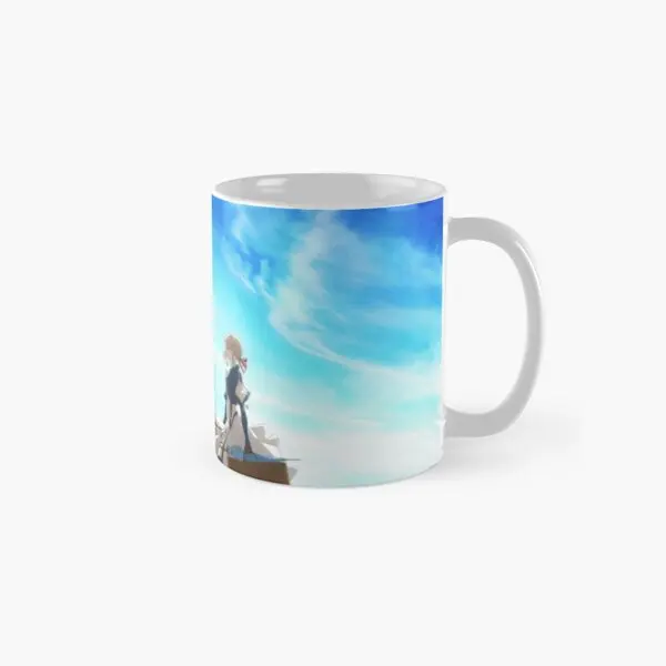 

Классическая кружка фиолетовая Evergarden с ручкой, круглая чашка с принтом чая, простая посуда для напитков, изображение кофе, фотоподарки, дизайн