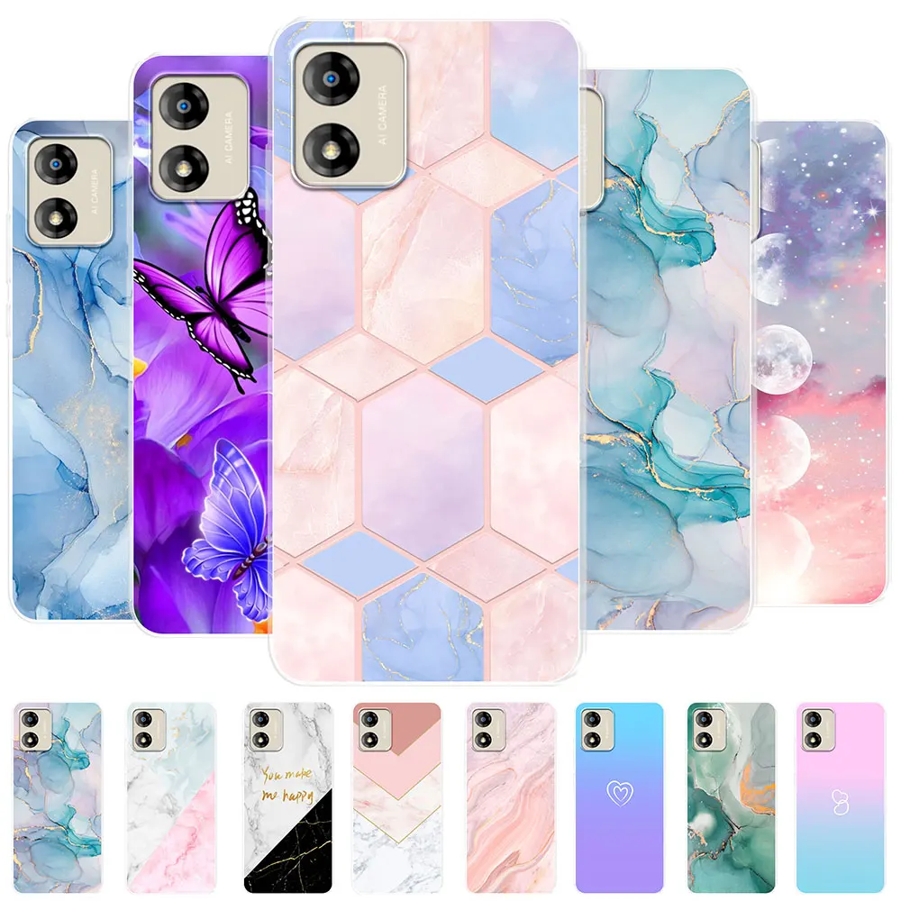 Per Motorola Moto E13 Custodia In Silicone Morbido Tpu Cover Posteriore Trasparente Per Motorola Moto E13 Cover Fundas Per Moto E 13 Paraurti Coque