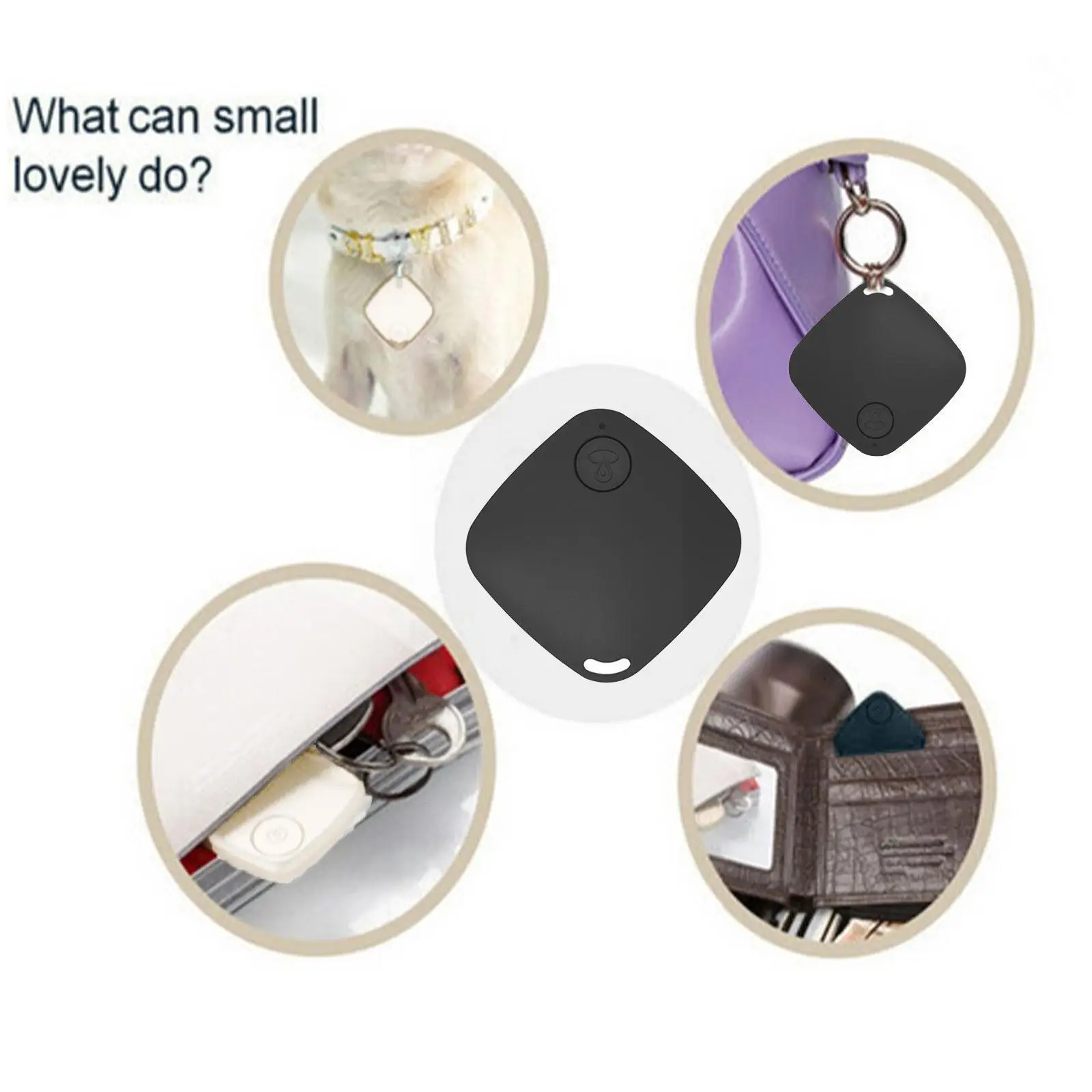 Mini Wireless Bluetooth 5 0 Anti lost Alarm Tag Children Tracker Luggage Search Pet Gps Finder