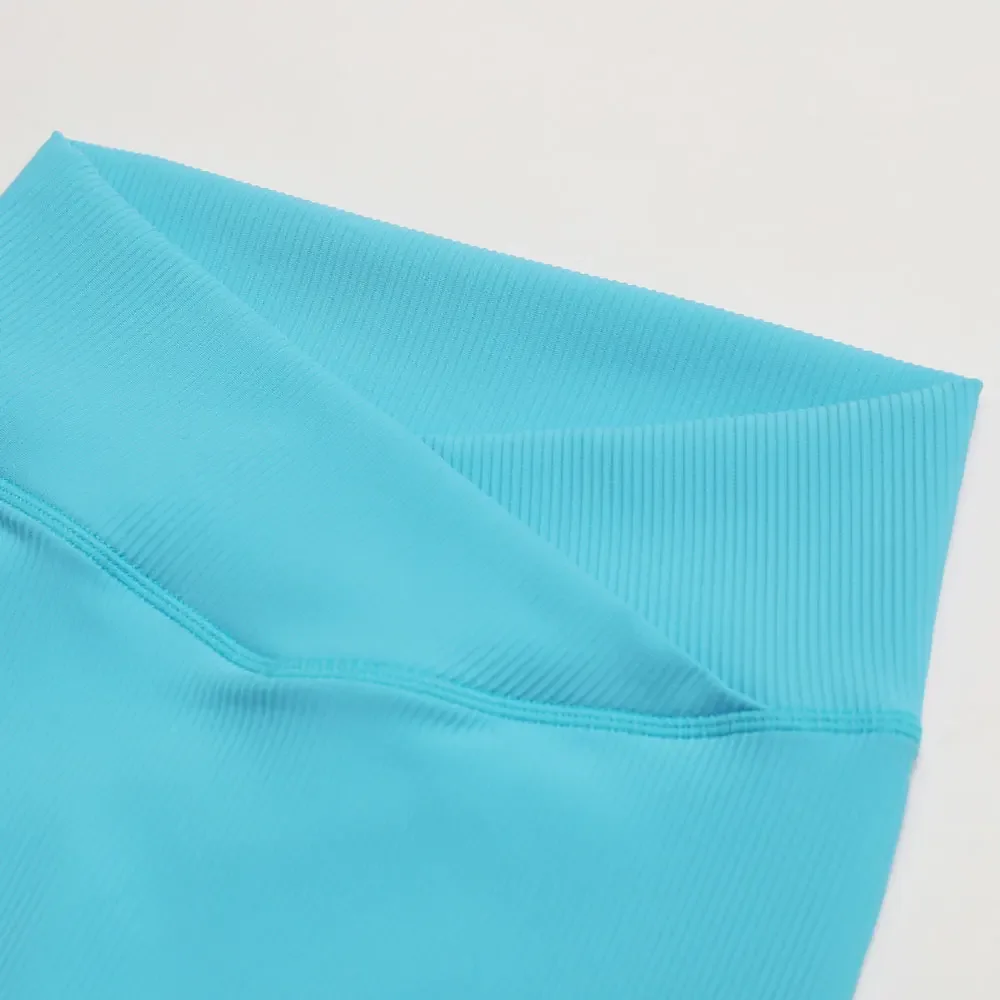 Leggins Women Gym Outfit Yoga Fitting Woman Training Exercise Sports Ribbed Leggings Fitness for Women Push Up Clothing Tights - Image 6