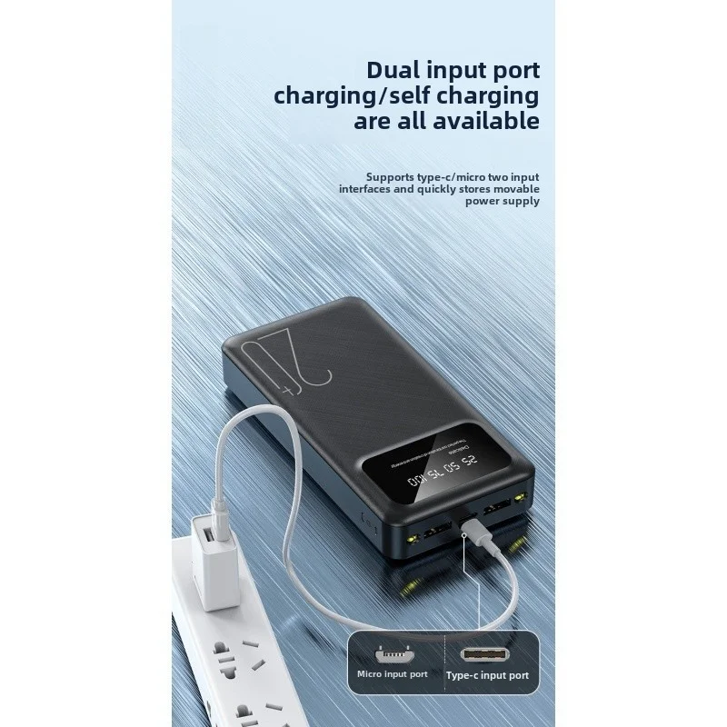 Power Bank 20000mAn, 2A Fast Charging Power Supply: High capacity, portable charger for travel and gift ideas