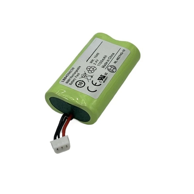 2.4V 1100mAh AA NiMH Battery Pack with NTC Thermistor for Receiver, Headphone De