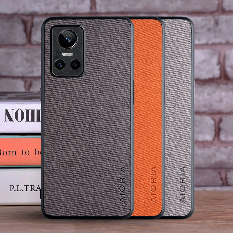 Luxury Textile Leather Skin Phone Cover - Premium Case