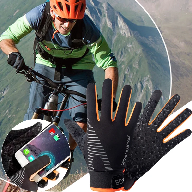 

Breathable Cycling Gloves Full Finger Men Women Summer Riding Driving Sports Anti-slip Lightweight Glove Adjustable Gloves