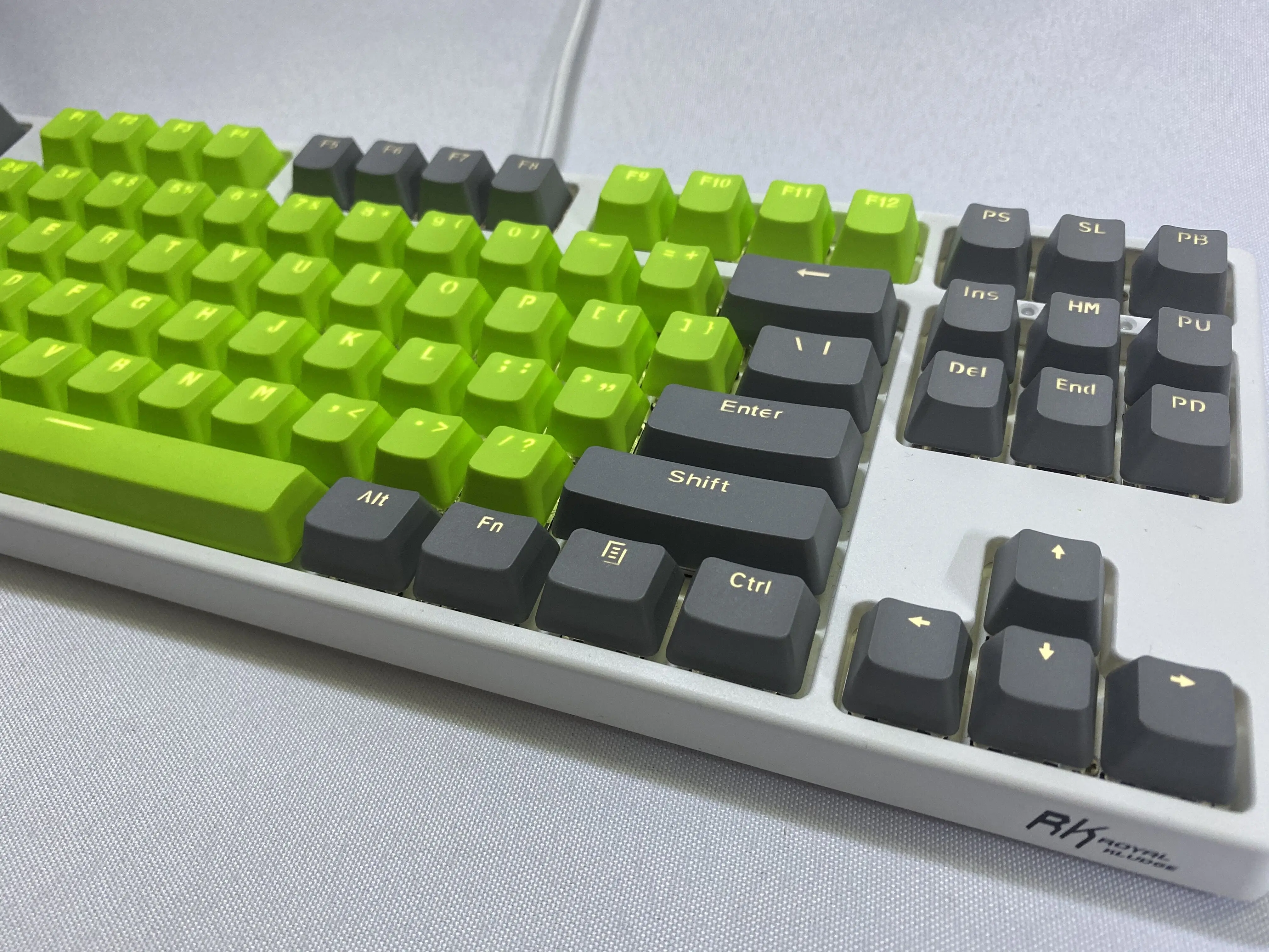 Double keyboard. Double keyboard